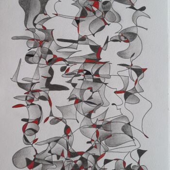 Dessin intitulée "Resistance" par Sab Lec, Œuvre d'art originale, Crayon