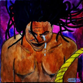 Painting titled "Slave" by Sabb-Saab, Original Artwork