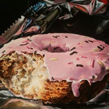 Painting titled "Sweet temptation" by Sabin&Catalina Chintoan, Original Artwork, Acrylic