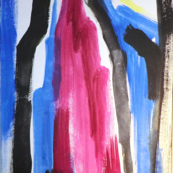 Pittura intitolato "silenzio" da Sabina Fara, Opera d'arte originale, Acrilico