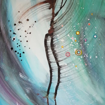 Peinture intitulée "stroomankh" par Sabina Kiss, Œuvre d'art originale, Acrylique