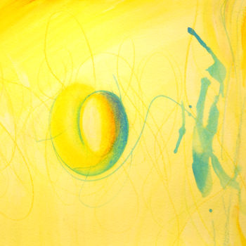 Painting titled "angel (3) #artistsu…" by Sabina Kiss, Original Artwork, Acrylic