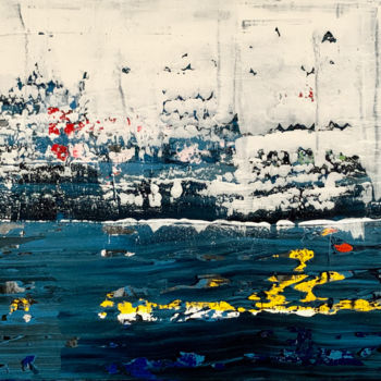Malerei mit dem Titel "Offshore" von Sabè, Original-Kunstwerk, Acryl