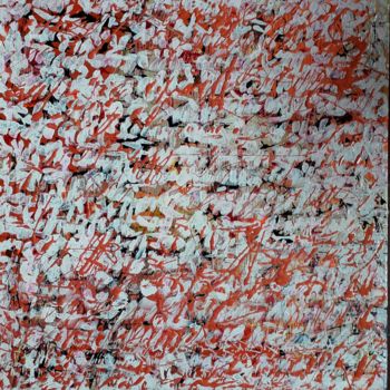 Pittura intitolato "Tangerine" da Sabine Deluze, Opera d'arte originale, Acrilico