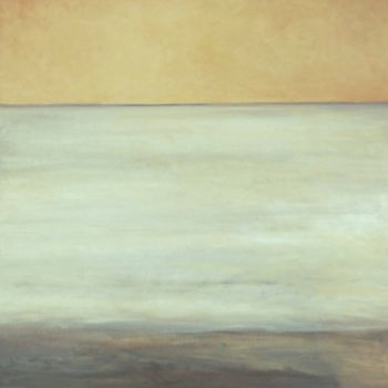 Pittura intitolato "Soulac ,fin de jour…" da Sabine Dutilh, Opera d'arte originale, Olio