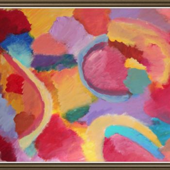 Painting titled "Impressions" by Sabine Gilles, Original Artwork, Acrylic