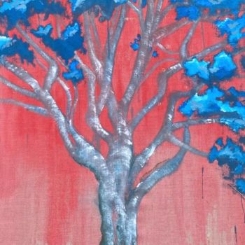 제목이 "Spring"인 미술작품 Sabine Juery로, 원작, 아크릴 나무 들것 프레임에 장착됨