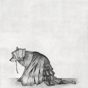 Incisioni, stampe intitolato "Tea Time" da Sabine Delahaut, Opera d'arte originale