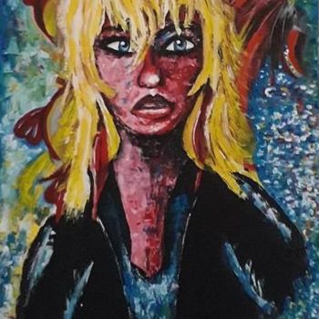 Painting titled "Floralie" by Sabine M, Original Artwork, Acrylic