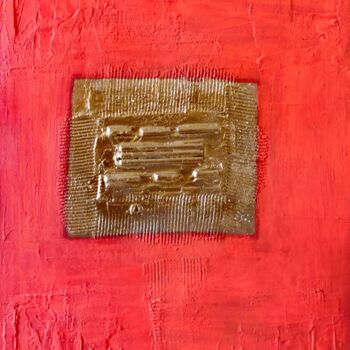 Картина под названием "Passion" - Sabrina Bueno, Подлинное произведение искусства, Акрил Установлен на Деревянная рама для н…