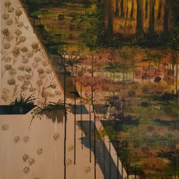 Pittura intitolato "Destruction" da Sabrina Mundt, Opera d'arte originale, Acrilico Montato su Telaio per barella in legno