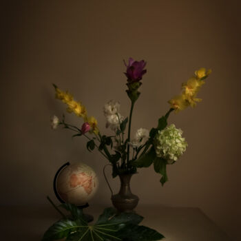 Photographie intitulée "Still life con fior…" par Sabrina Stea, Œuvre d'art originale, Photographie numérique