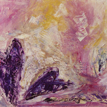 Malerei mit dem Titel "l'amour au quotidien" von Sabrina Verrier, Original-Kunstwerk, Acryl