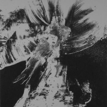 印花与版画 标题为“colère” 由Nadja Sacco, 原创艺术品, 蚀刻