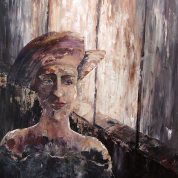 Painting titled "la-verriere.jpg" by Nadja Sacco, Original Artwork, Oil