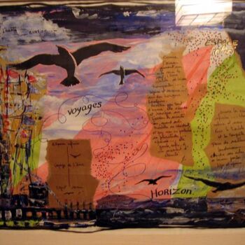 Картина под названием "Voyage" - Sacha Sekeur, Подлинное произведение искусства