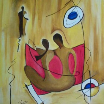 Peinture intitulée "Lost" par Sachindra Amaratunge, Œuvre d'art originale