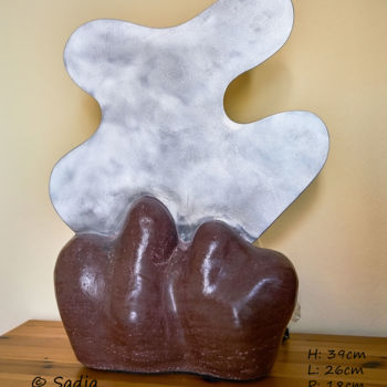 Sculpture intitulée "Quatre rondeurs * F…" par Sadja, Œuvre d'art originale, Béton