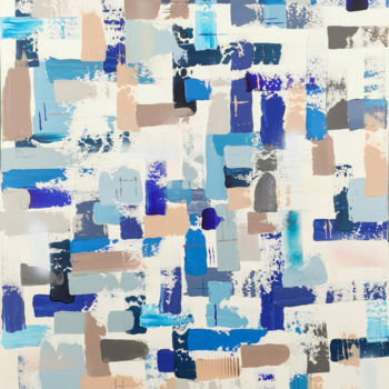 Malerei mit dem Titel ""Surface"" von Angie Parker, Original-Kunstwerk, Acryl