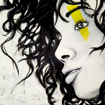 Peinture intitulée "Femme n°1" par Saf'Art, Œuvre d'art originale, Acrylique