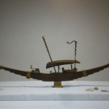 Sculpture titled "Le Chao  Phraya  ." by Jean Marc, Original Artwork