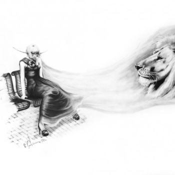 Drawing titled "Избранные" by Maxim Safonov, Original Artwork