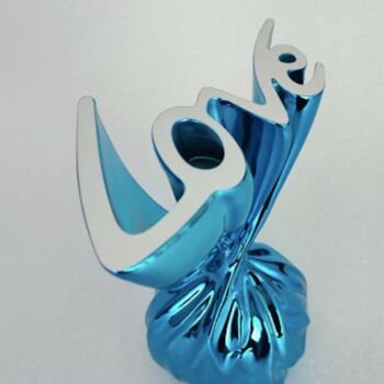 Escultura intitulada "Passion Boer Blue" por Sagrasse, Obras de arte originais, Resina