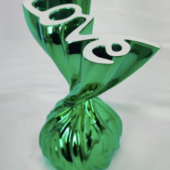 Скульптура под названием "Passion Boer Green" - Sagrasse, Подлинное произведение искусства, Смола