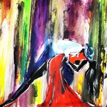 Pittura intitolato "It Takes Two to Tan…" da Sahani Madihage, Opera d'arte originale, Acrilico Montato su Telaio per barella…