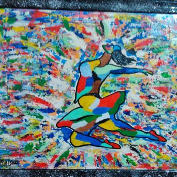 Painting titled "Danseur libre" by Ardal, Original Artwork