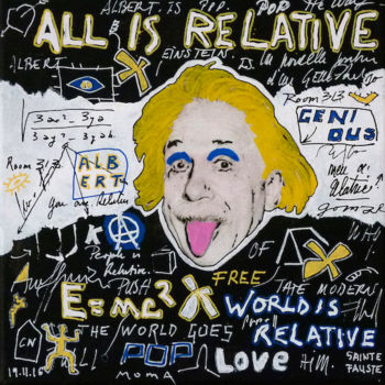 "All is Relative" başlıklı Tablo Sainte Fauste tarafından, Orijinal sanat, Akrilik