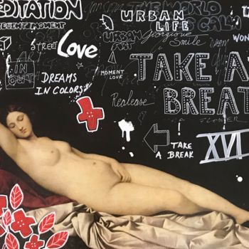 "Take a Breath" başlıklı Tablo Sainte Fauste tarafından, Orijinal sanat, Akrilik