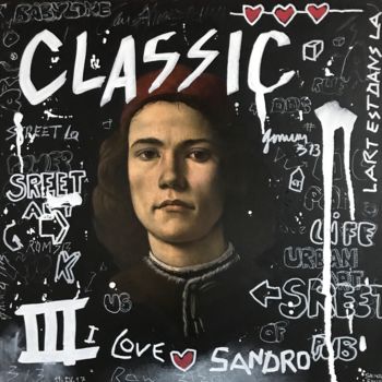 绘画 标题为“Sandro Classic Stre…” 由Sainte Fauste, 原创艺术品, 丙烯
