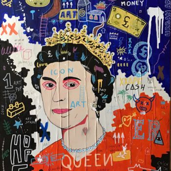Pintura titulada "God Save the Queen" por Sainte Fauste, Obra de arte original