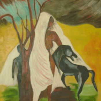 Malarstwo zatytułowany „the dancers” autorstwa Chitra Patnaik, Oryginalna praca