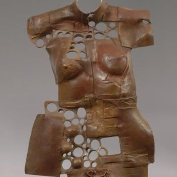 Sculpture intitulée "BUSTE" par Sak, Œuvre d'art originale, Bronze