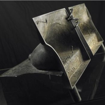 Sculpture intitulée "SEINS GRIS" par Sak, Œuvre d'art originale, Bronze