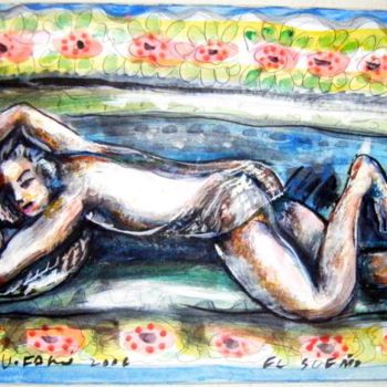 Pintura titulada "El Sueno" por Vicente Fabre, Obra de arte original, Oleo