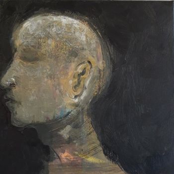 Malarstwo zatytułowany „face” autorstwa Salam Ahmad, Oryginalna praca, Akryl