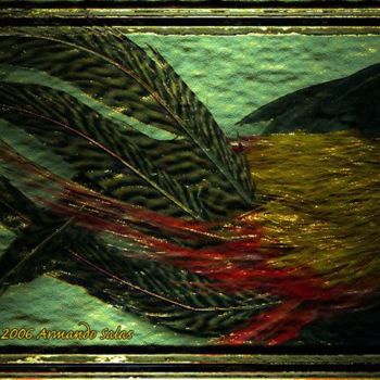 Digital Arts titled "Golden phaesant" by Armando Salas, Original Artwork