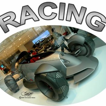 Digital Arts titled "Racing" by Armando Salas, Original Artwork