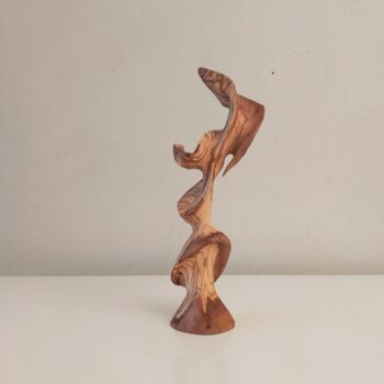 Sculpture titled "Zeytin" by Salih Demirci, Original Artwork, Wood