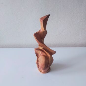 Sculpture intitulée "Zeytin 8" par Salih Demirci, Œuvre d'art originale, Bois