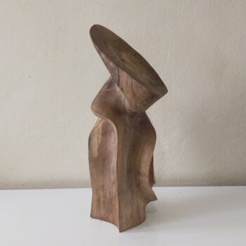Sculpture titled "Ceviz 8" by Salih Demirci, Original Artwork, Wood
