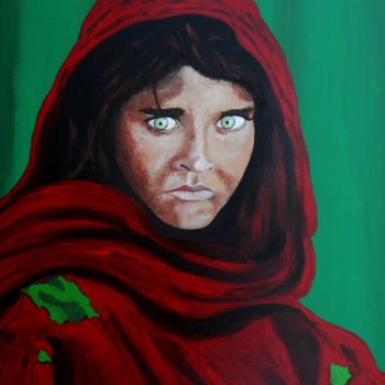 Malerei mit dem Titel "l-afghane.jpg" von Lolo, Original-Kunstwerk