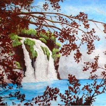Pittura intitolato "cascades.jpg" da Lolo, Opera d'arte originale, Acrilico