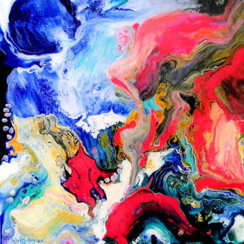 Painting titled "lyra.jpg" by Sally Mustang, Original Artwork, Acrylic