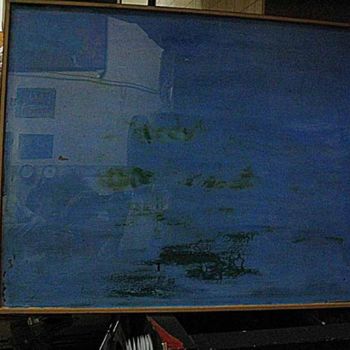 Peinture intitulée "reflet" par Denis Wozniak, Œuvre d'art originale, Huile