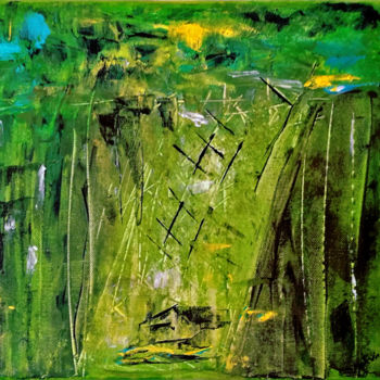 Pittura intitolato "Cascata delle Marmo…" da Salotti •  Artist, Opera d'arte originale, Acrilico