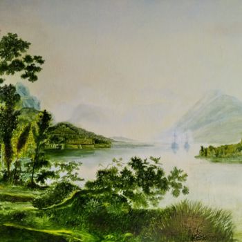 Картина под названием "To the native shore…" - Зоя Маслий, Подлинное произведение искусства, Масло